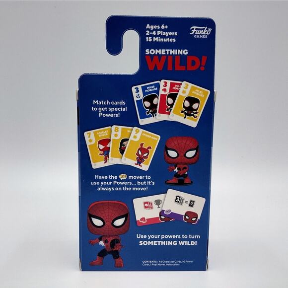 Funko Games Something Wild Spider Man NEW UNOPENED MARVEL POP CARD - Picture 3 of 6